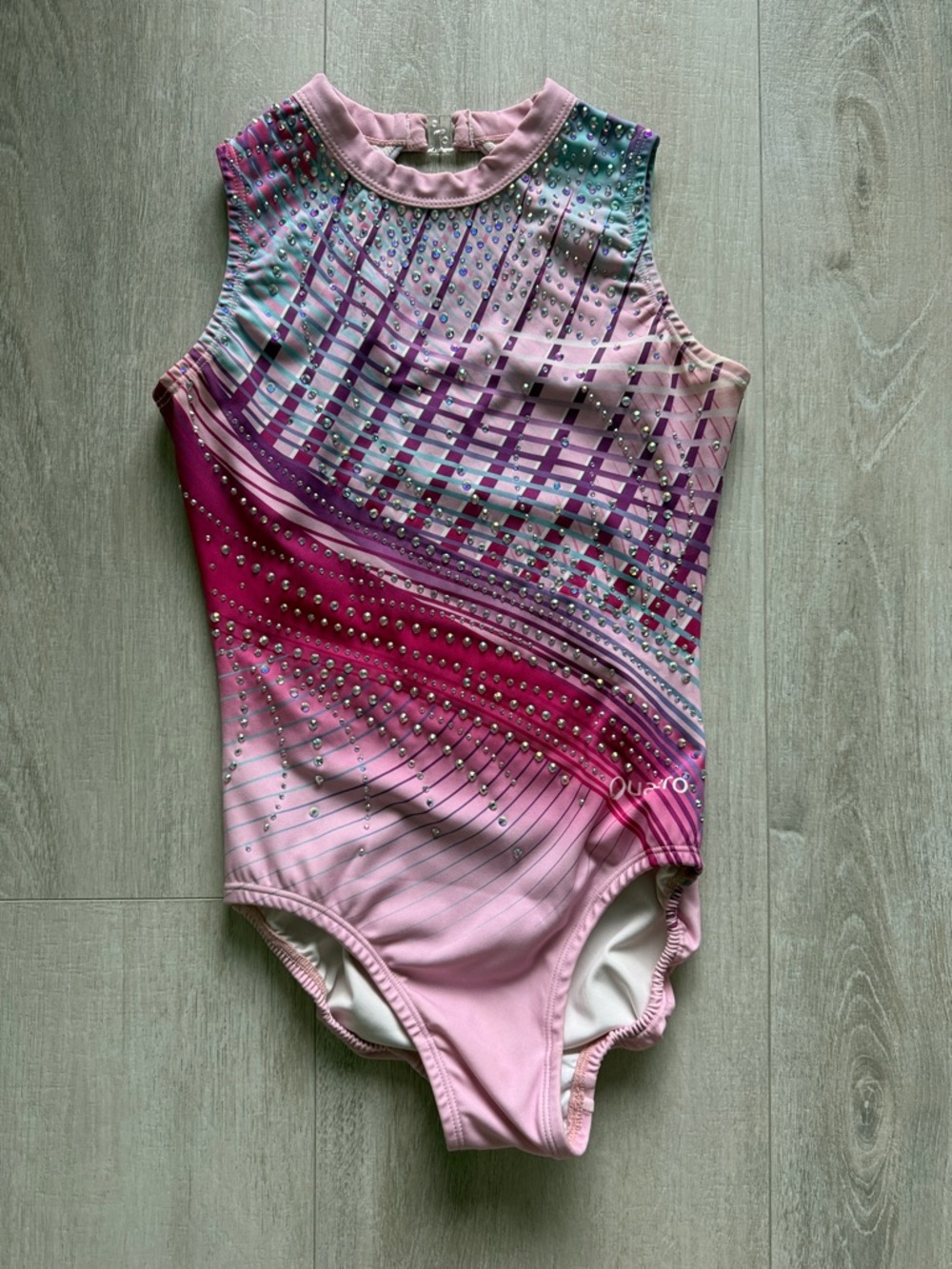 Quatro gymnastics Leotard with crystals